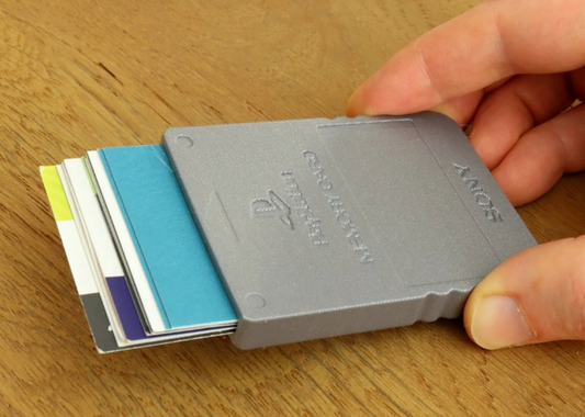 Playstation One: Memory Business Card Holder